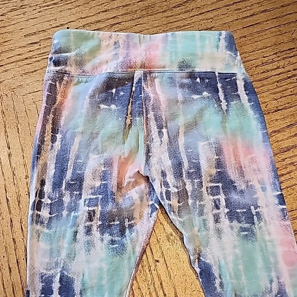 Girls Tie Dye leggings size 6 Justice